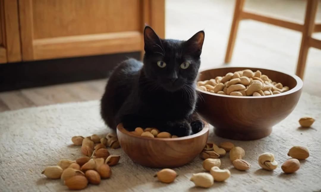 Czy koty mogą jeść orzechy nerkowca? Sprawdź, co musisz wiedzieć